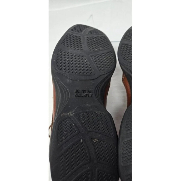 Johnson & Murphy Men's Leather Lace Up Sheepskin Brown size 9 - Picture 9 of 14